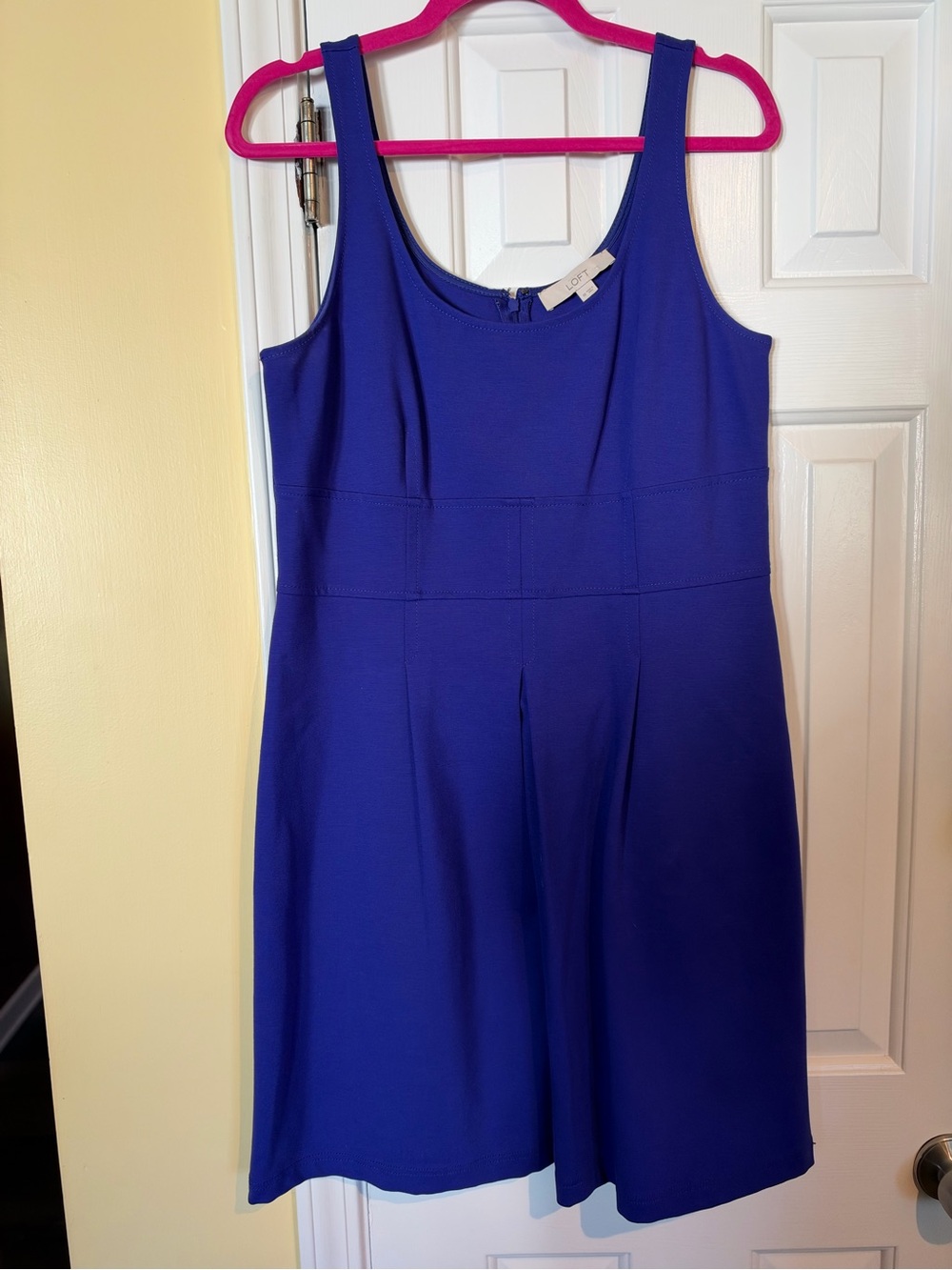 LOFT Sleeveless Violet Blue A-Line Dress
